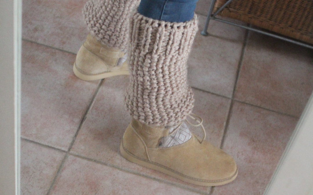 Des guêtres chameau tricotées pour l’hiver… voici le tuto